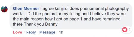 Facebook Testimonial - Glen Mermer