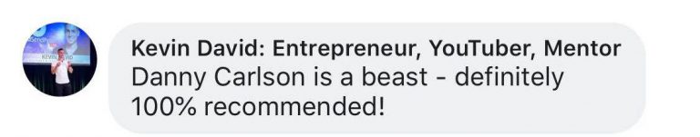 kevin david kenji roi testimonial