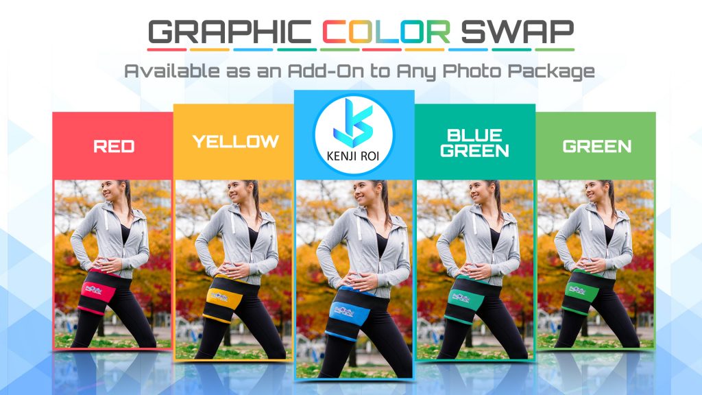 Amazon Product Photography - kenji roi graphic color swap
