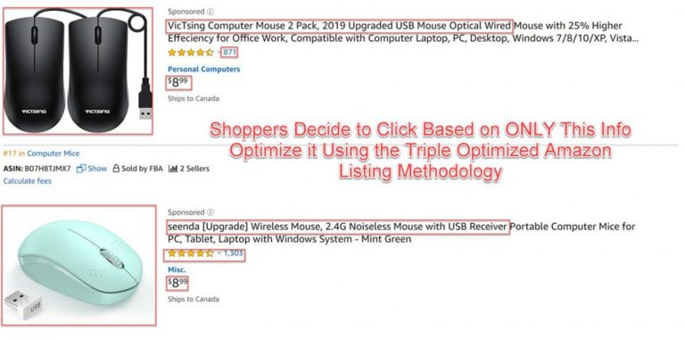 Triple Optimized Amazon Listing
