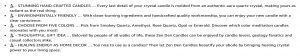Amazon Copywriting - Aura Quartz Crystal Candle - Bullet Points