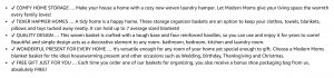 Amazon Copywriting - Extra Large Woven Storage Baskets - Bullet Points