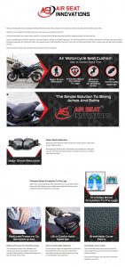 Amazon A Plus EBC - Air Motorcycle Seat Cushion