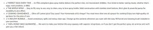 Amazon Copywriting - Glass Spray Bottle Kitchen Set - Bullet Points
