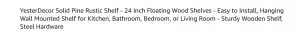 Amazon Copywriting - Industrial Pine Wall Shelf - Title