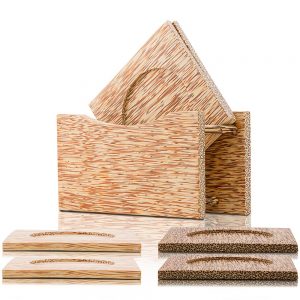 Amazon Photography - Coconut Natural Wood Coasters - Hero - 1