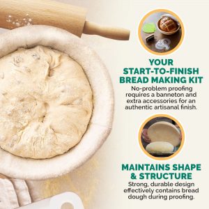 Amazon Product Photography - Bread Proofing Basket - Infographics 1
