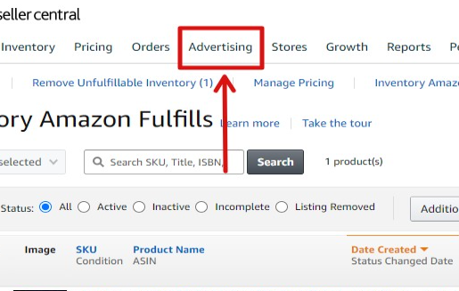 Amazon sponsored products